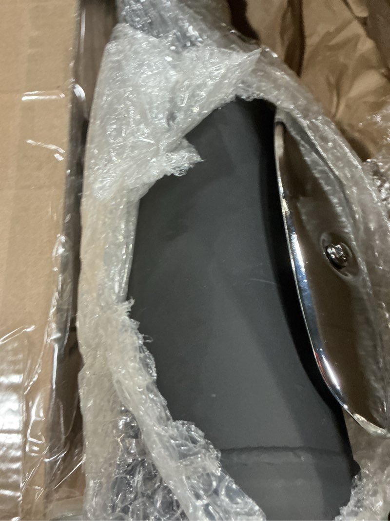 Condition photo showing As Is for mokuo gy6 50cc exhaust muffler assembly made of heavy iron material compatible with chinese gy6 50cc 4-stroke engine scooter mopeds taotao atm50