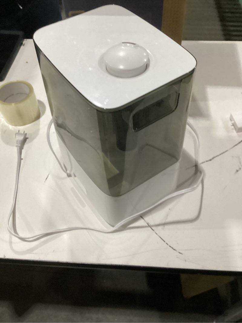 Condition photo showing As Is for LEVOIT Humidifiers for Bedroom Large Room Home, (6L) Cool Mist Top Fill Essential Oil Diffuser for B
