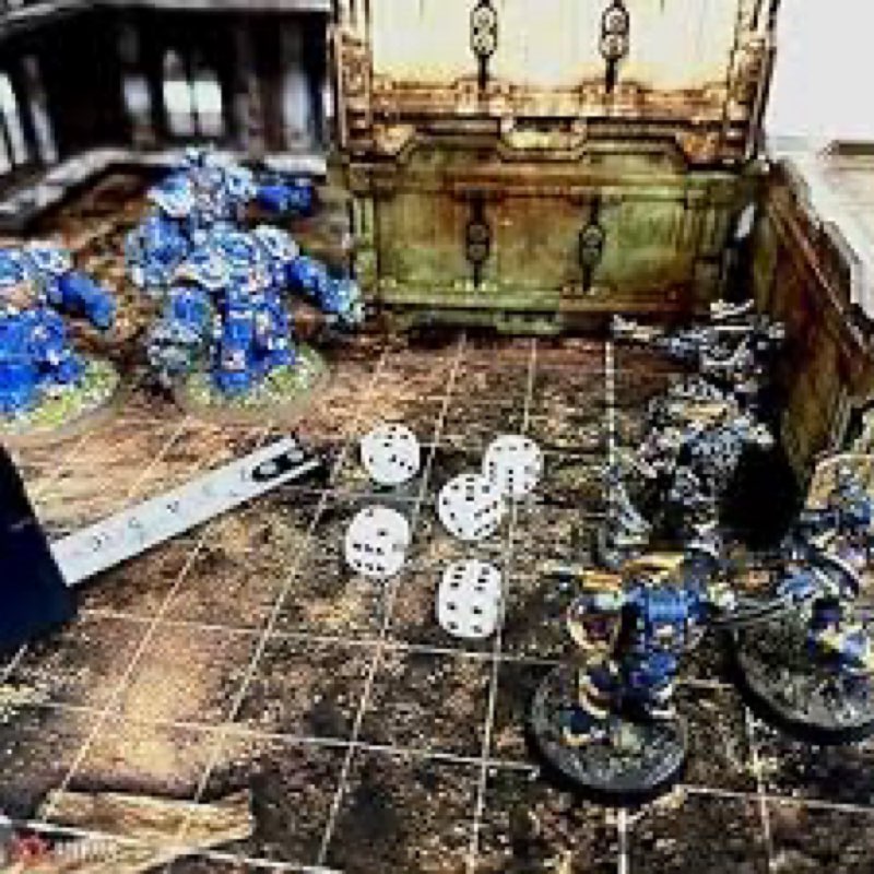 Lighter Creative Double-Sided Battle Mat Gridded War-Gaming Mat for WH40K Kill Team 30" x 22"/606mm 