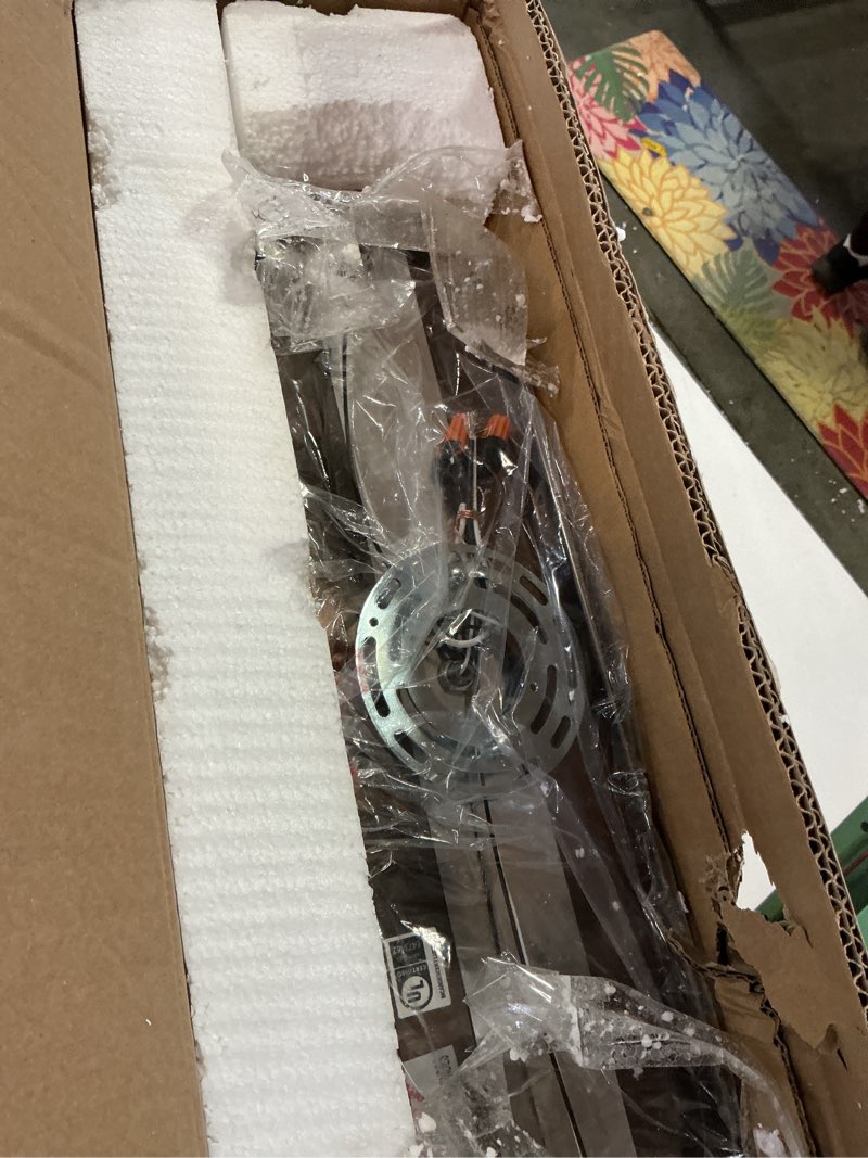 Condition photo showing Good Condition for 23" Brushed Gold Vanity Light Stained Amber Hammered Glass Wall Sconce 3-Light Brass Wall Lamp for Hallway Living Room Stairwell Bathroom Over Mirror 3-Light Gold & Amber Glass