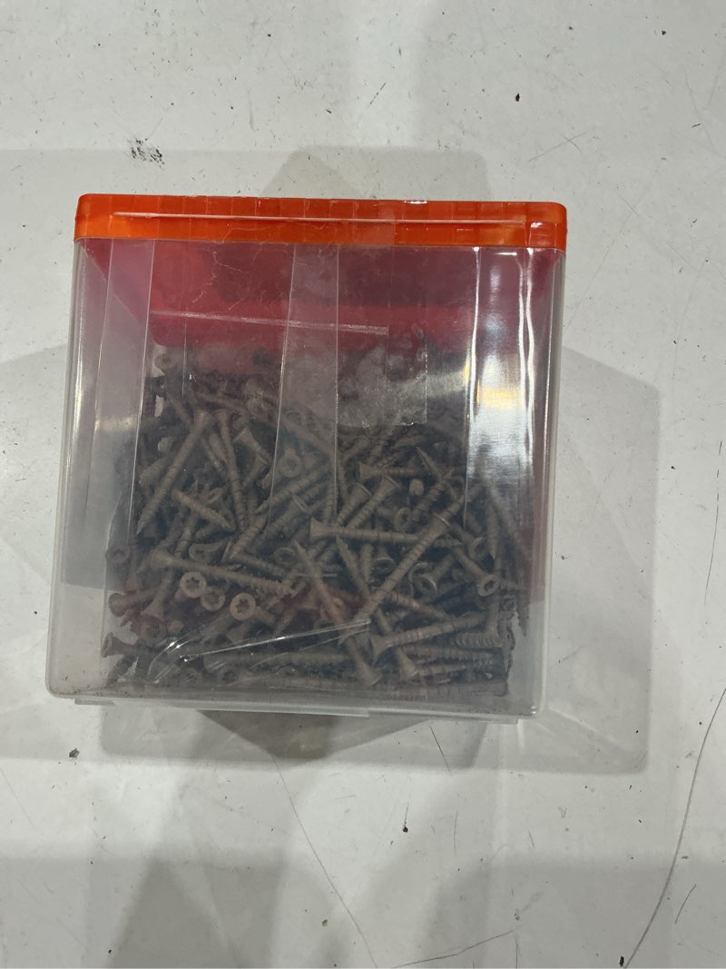 Condition photo showing As Is for simpson strong-tie #10 x 2-in wood to wood deck screws (330-per box)