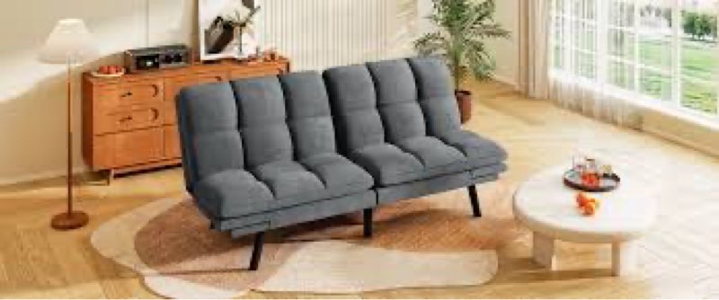 *yitahome convertible futon sofa bed, 70\" folding futon set for living room home office aprtment, mod