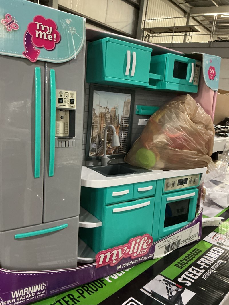 Condition photo showing As Is for mla kitchen play set