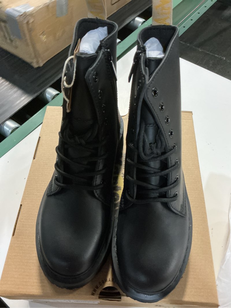 Condition photo showing Good Condition for dr. martens, vegan jadon ii 8-eye synthetic platform boot for men and women