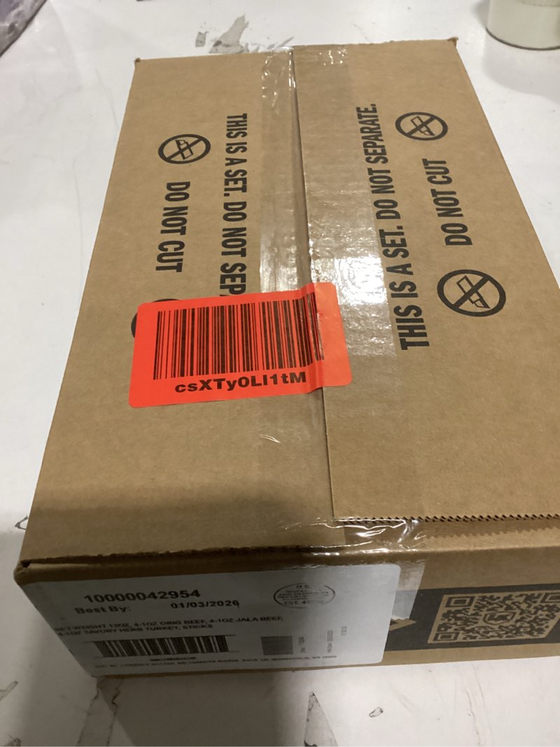 12oz 4-10oz ORIGINAL BEEF 4-1oz JALA BEEF 4-1oz SAVORY HERB TURKEY STICKS