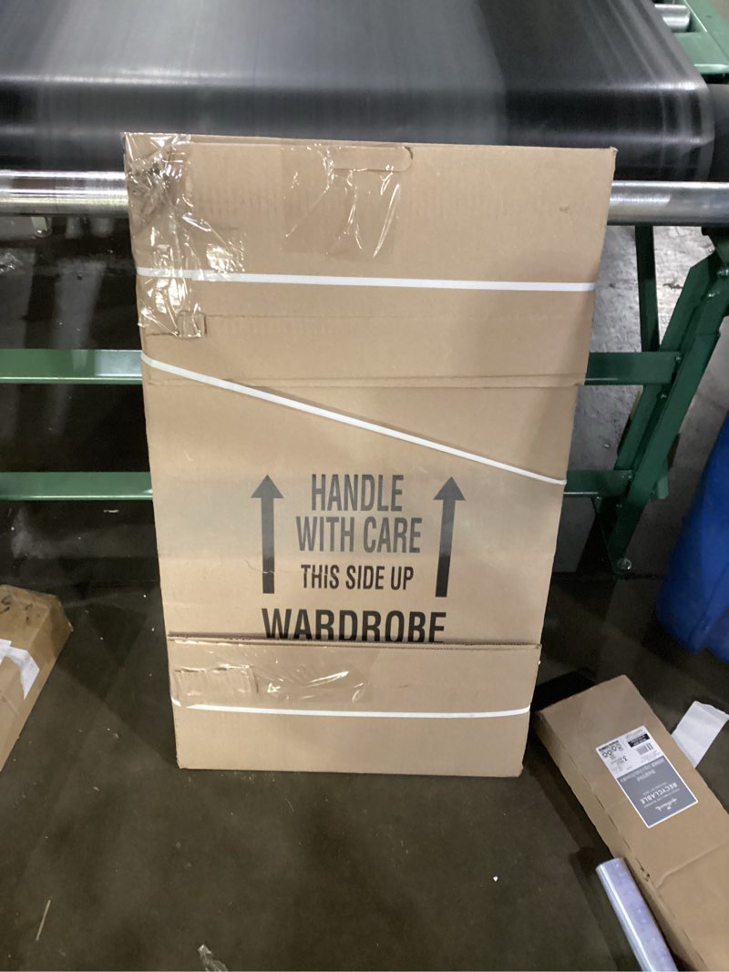 Condition photo showing Good Condition for UBOXES Space Saving Wardrobe Moving Boxes 20 x 20 x 34 Inches Moving Boxes, 1-Pack, Kraft/Corrugated (BOXMINIWAR01)