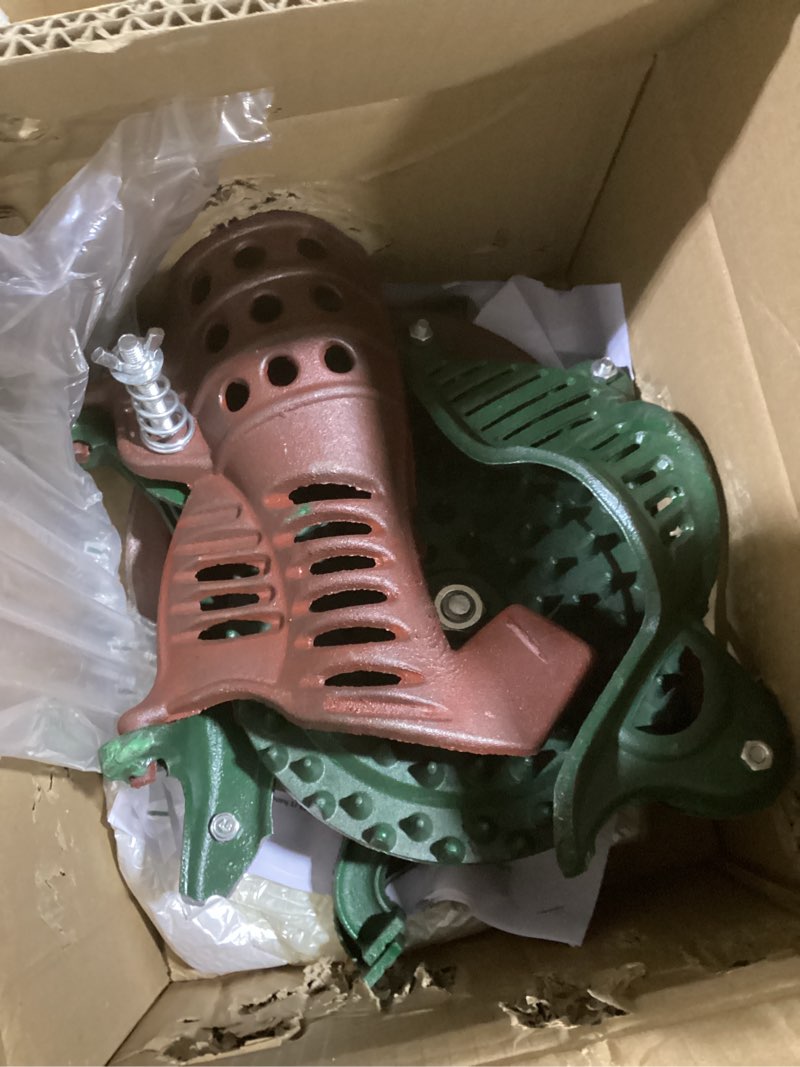 Condition photo showing As Is for corn sheller heavy duty shelling machine corn sheller machine walnut farm corn thresher corn thresher tool can be connected to an electric crawler cast iron manual thresher for dry corn