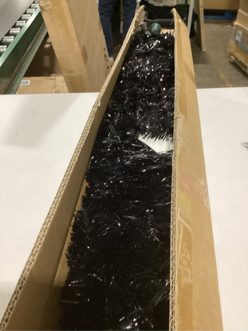 Condition photo showing Good Condition for KTKDE 6ft Artificial Black Christmas Tree Outdoor Black Halloween Tree Decorations with 1005 Tips Led String Lights Pencil Christmas Tree Indoor Holiday Office Party Decorations Black 6ft