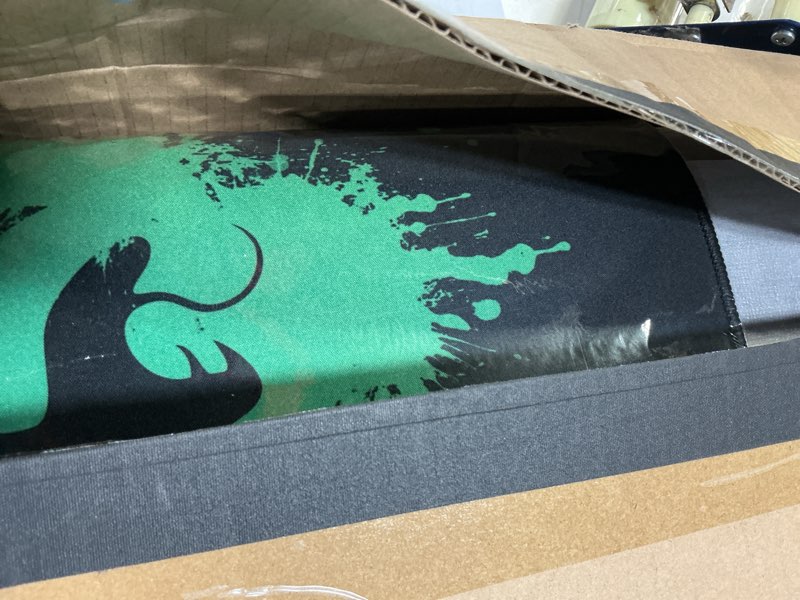 Condition photo showing New/Like New for Wireless Gaming Keyboard Mouse Bluetooth Headset Kit with 16 RGB Backlit Rechargeable Battery Metal Mechanical Ergonomic Waterproof Dustproof Removable Palm Rest for Laptop PC Gamer(Rainbow RGB)