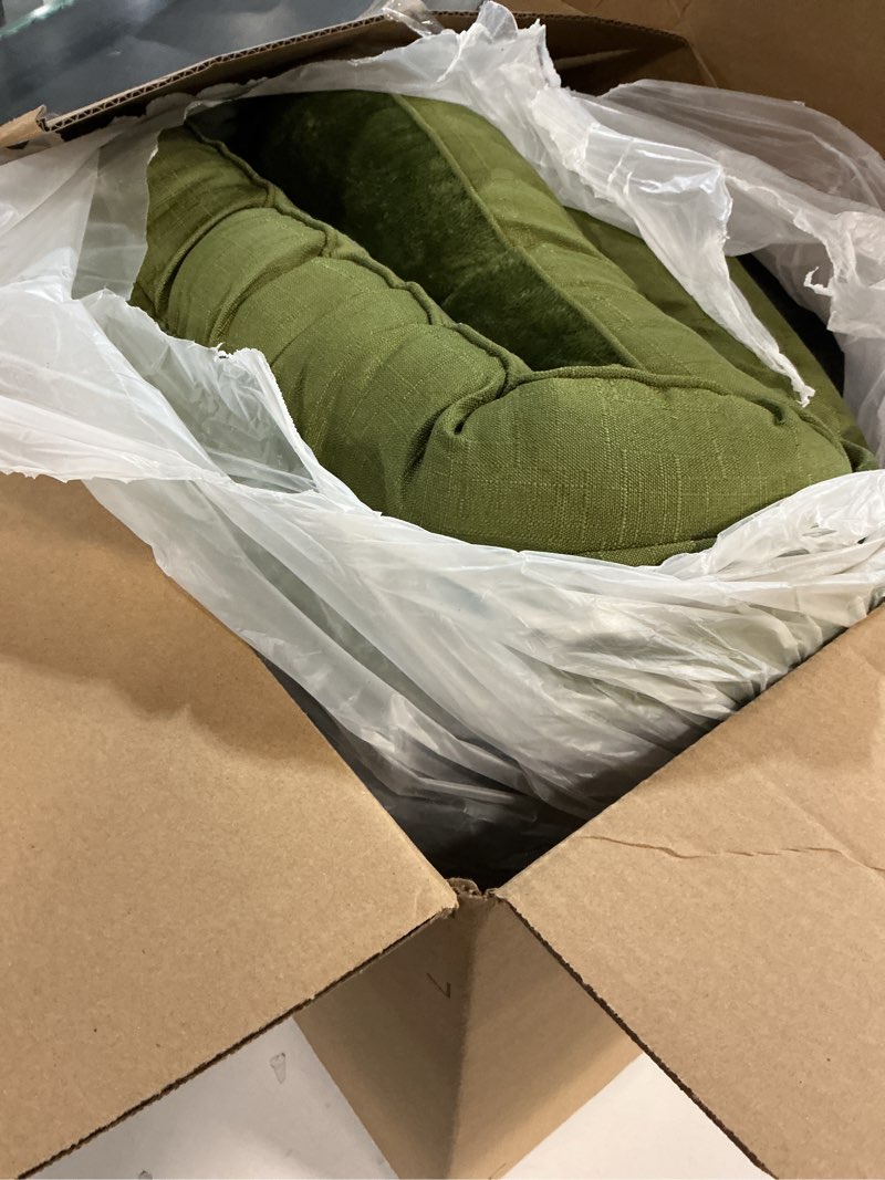 Condition photo showing Good Condition for EHEYCIGA Orthopedic XL Dog Beds, Waterproof Memory Foam Dog Bed for Extra Large Dogs, Non-Slip Bottom and Egg-Crate Foam Big Pet Couch Bed with Washable Removable Cover, Olive Green 48.0"L x 35.0"W x 8.0"Th Olive Green