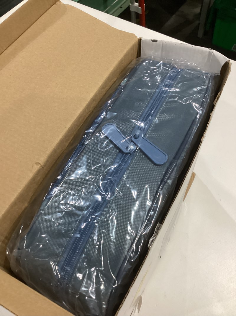 Condition photo showing New/Like New for Nuby Easy Go Booster Seat - Travel Booster Seat for Babies and Toddlers - Holds Up to 35 Pounds - 9+ Months - Blue