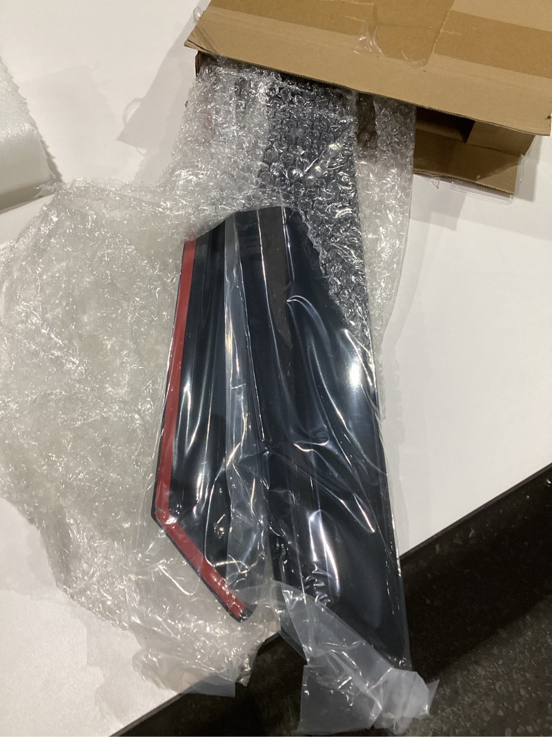 Condition photo showing New/Like New for SEBLAFF Side Window Visors Vent Shade Sun Wind Rain Guards Deflectors Outside Mount Replacement for 2011-2017 Veloster