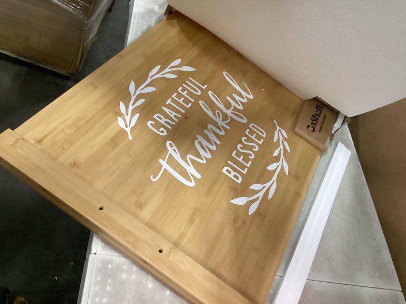 Condition photo showing New/Like New for gashell noodle board wood stovetop cover with handles for electric/gas stove top(bamboo) natutal bamboo
