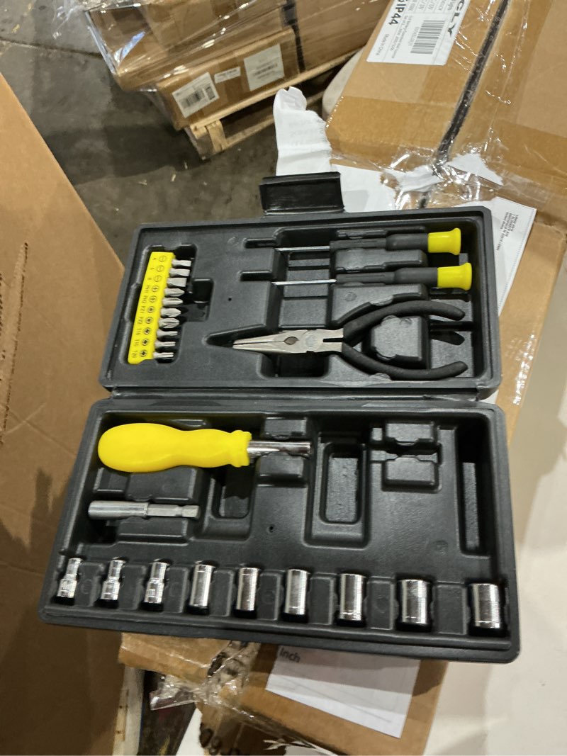 Condition photo showing Good Condition for compact hand tool set, similar to the zitrek or fieldmann technician kits, designed for electronics, computer maintenance, and light home repairs