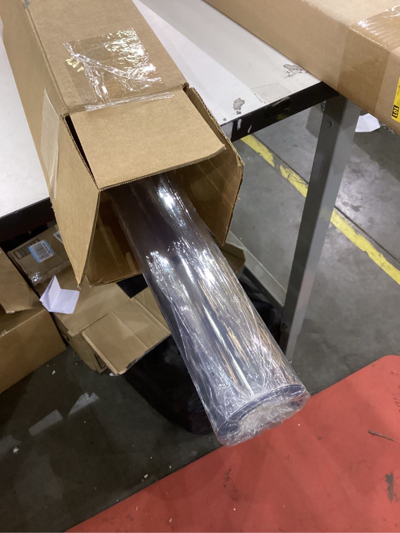 Condition photo showing Good Condition for LovePads 1.5mm Thick 42 x 60 Inch Clear Table Cover Protector, Table Protector for Dining Room Table, Plastic Table Cover, Clear Tablecloth Protector Rectangular, Vinyl Table Pads Mat for Wood Table 42" x 60" (Rectangular) Clear 1.5mm