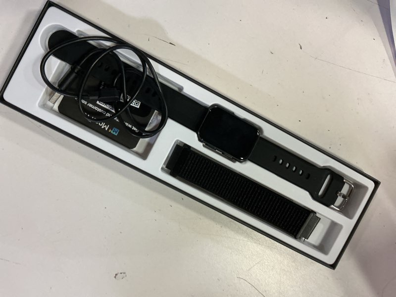 Condition photo showing Good Condition for morepro smart fitness tracker – 24/7 heart rate & blood oxygen tracking, sleep & activity monitor, 120+ sport modes, ip68 waterproof smart watch for android ios women men black 1.57 inches