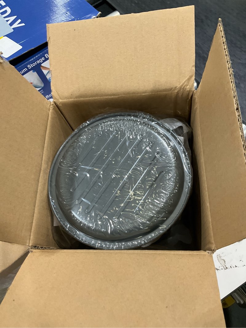 Condition photo showing Good Condition for MORDEN MS Bacon Grease Container, 1.7L/57oZ Bacon Grease Saver with Strainer, Grease Container for Kitchen - Iron Cooking Oil Can with Removable a Coaster Tray for Kitchen Fat Storage(Gray)