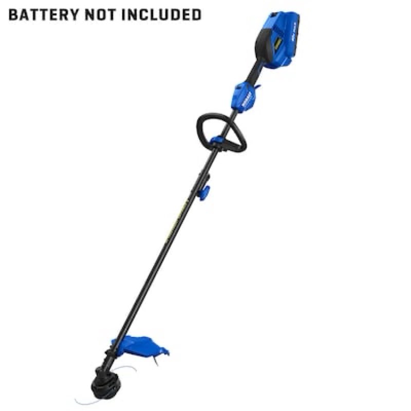 kobalt gen4 40-volt 15-in straight shaft attachment capable battery string trimmer