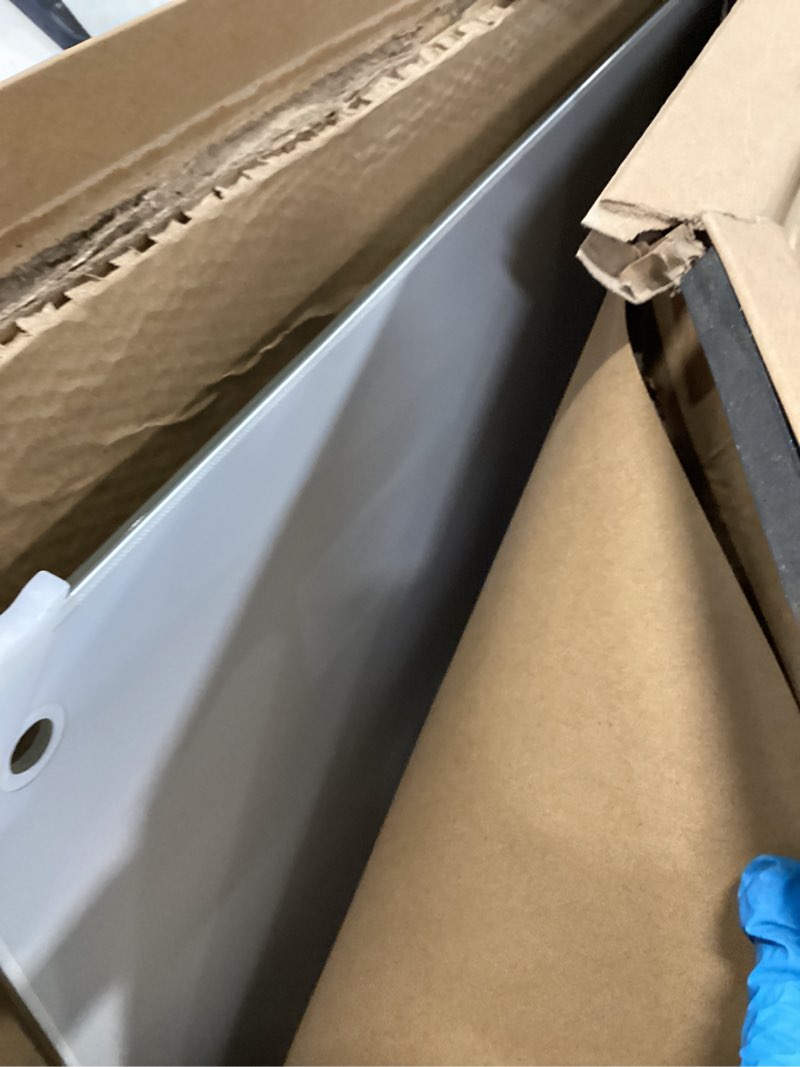 Condition photo showing Good Condition for Magnetic Glass Whiteboard - Glass Dry Erase Board 48"x36" Large Frameless Board for Walls Office School and Home 48*36 White