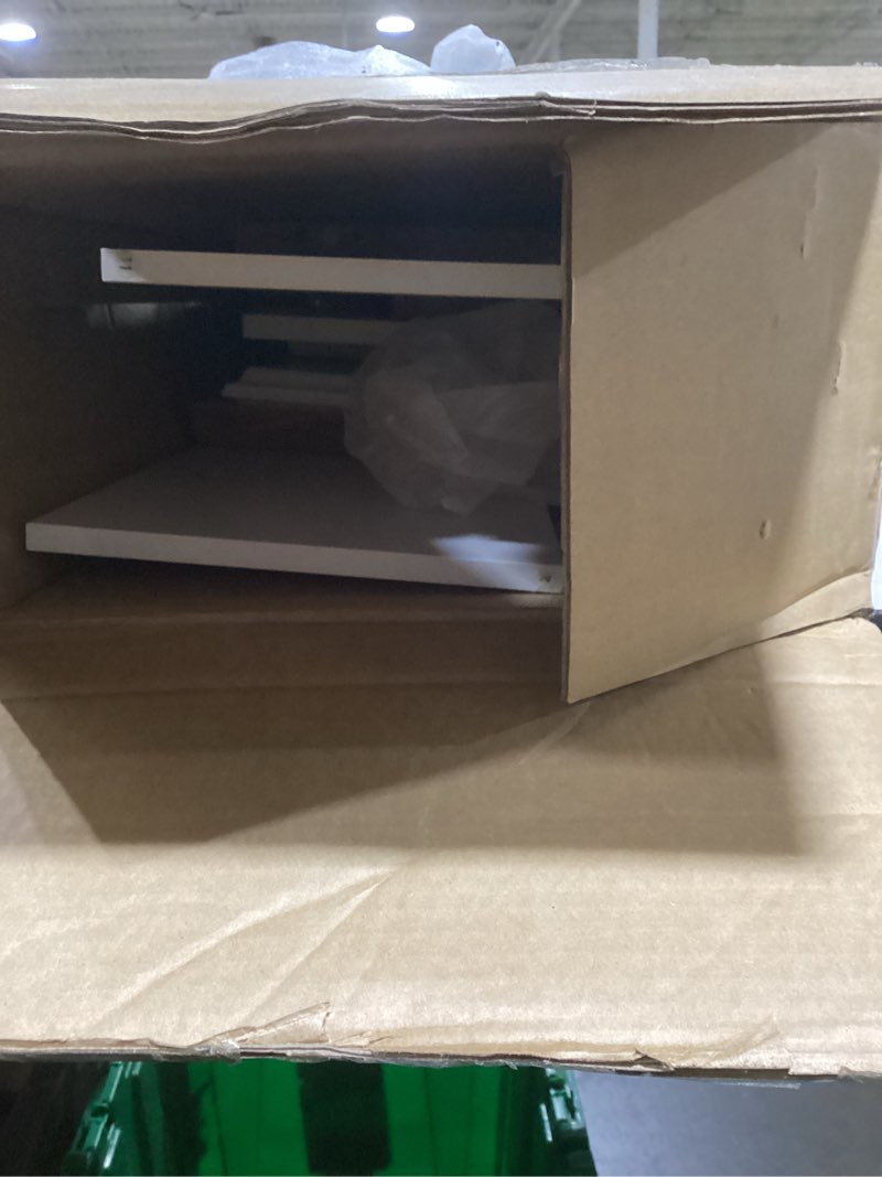 Condition photo showing Good Condition for dumos over the toilet storage cabinet with doors and adjustable shelf, over toilet bathroom organizer with open shelf and anti-tip design for bathroom, laundry, white
