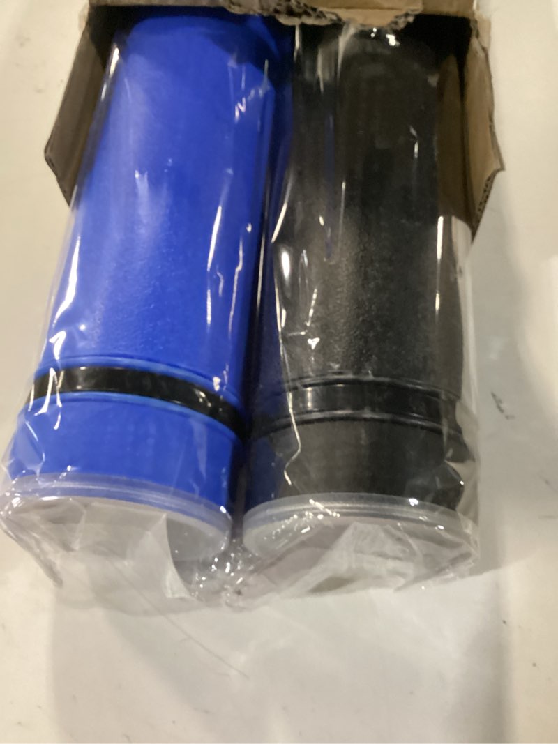 Condition photo showing New/Like New for mr. pen- poster storage tube with strap, 2 pack, 25"-40" extendable for blueprints, art work, maps, posters, documents, portable durable round storage cases with lids black and blue 2 pack