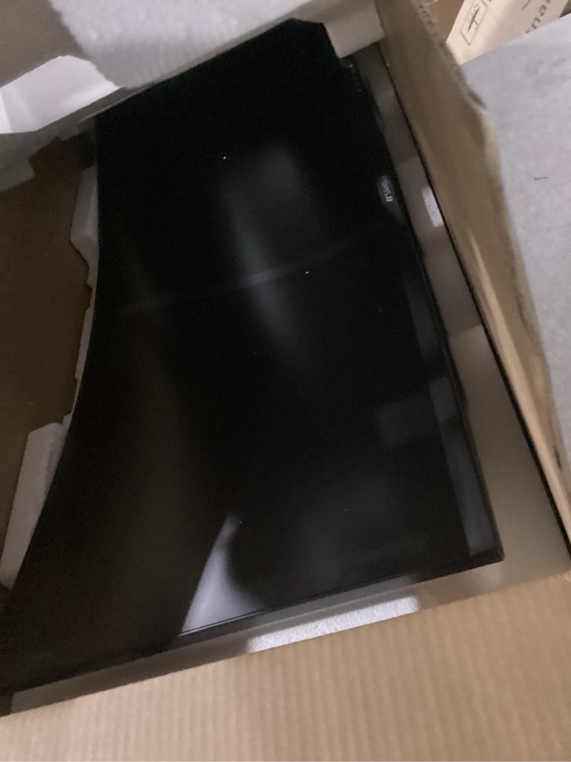 Condition photo showing As Is for sansui 34 inch 240hz ultrawide curved gaming monitor uwqhd 3440×1440, 21:9 2k curved monitor 1500r,hdr400,fast va, pip/pbp,ai crosshair,aipq(visual enhance),mprt 1ms,hdmi2.1 * 2,dp1.4 * 2 34 inch 34 inch/curved/uwqhd/240hz/hdmi2.1 black
