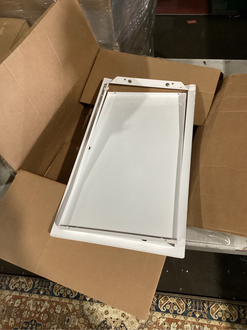 Condition photo showing Good Condition for Plumbing Access Panel for Drywall 14 x 29 Inch Plastic Access Door Removable Wall Access Panel Ceiling Reinforced Hinged Durable White