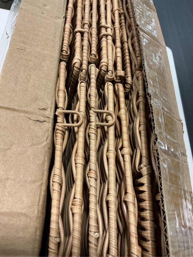 Condition photo showing Good Condition for TAIMEI&G02 12x12x12inch Plastic Wicker Cube Baskets Large Square Foldable Handwoven Laundry Organizer,Set of 4?Khaki