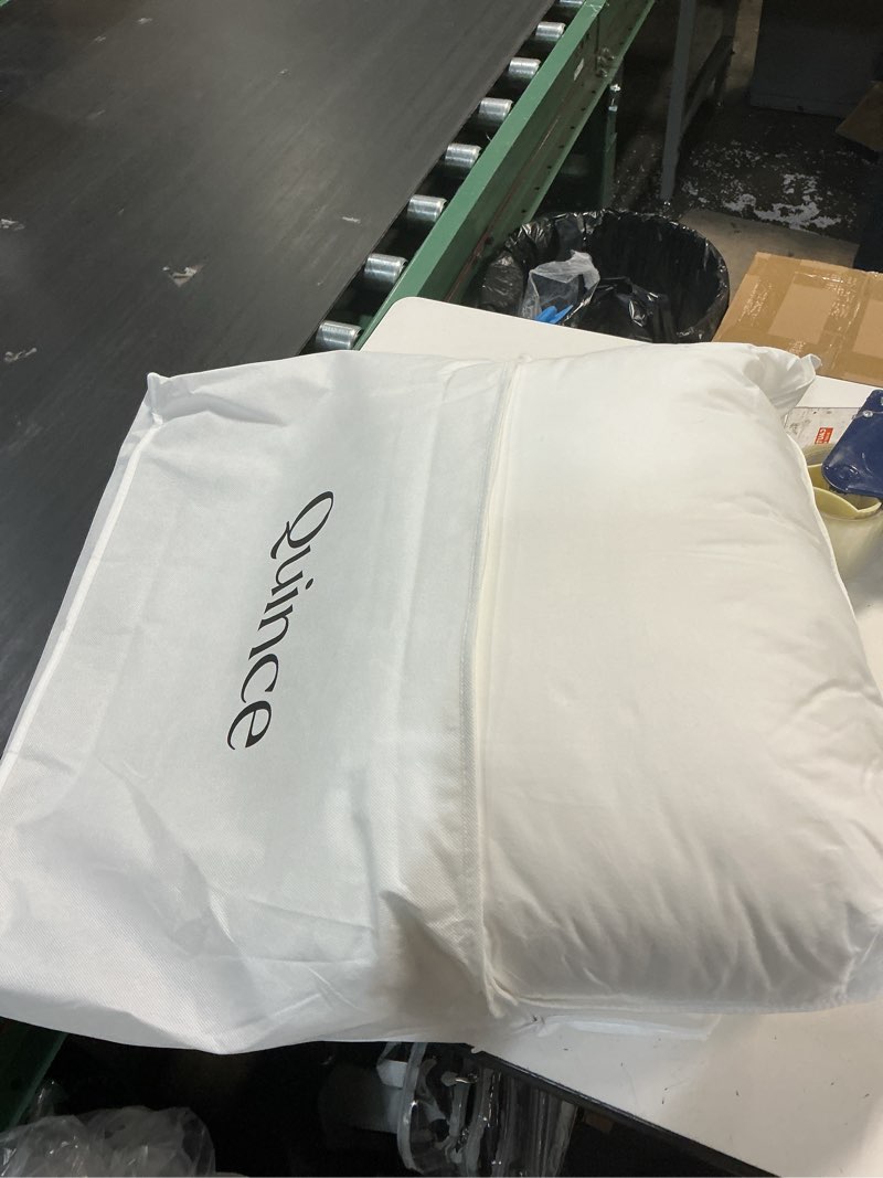 quince premium down alternative pillow