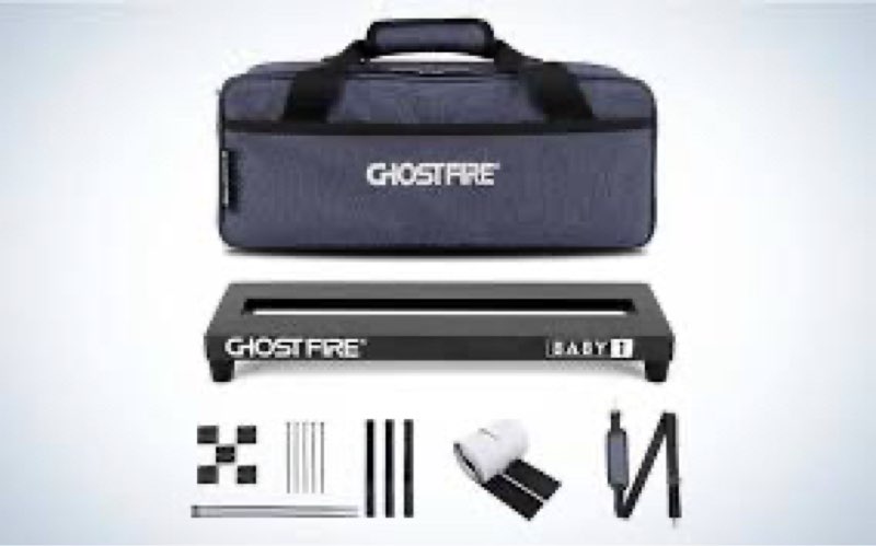 Ghost Fire Guitar Pedal Board Bag Effect Pedalboard Bag Accessory Storage Bag Carry Case 20.1x11.8x5.1in 20.1\"x11.8\"( similar )