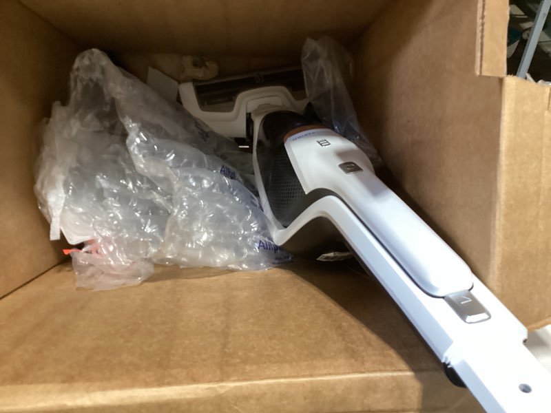 Condition photo showing As Is for electrolux ergorapido cordless 2-in-1 vacuum cleaner with high suction power and 180° easysteer mobility, 48-minute run time, 2 power modes, satin white standard