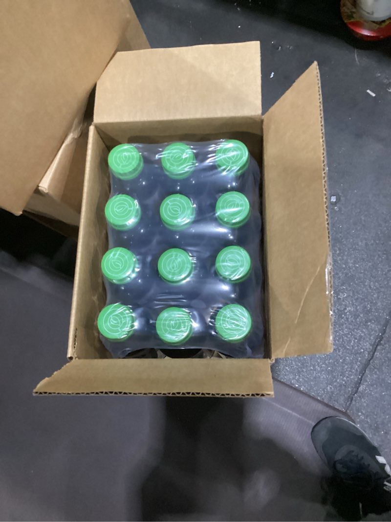 Condition photo showing As Is for 4/19/2026 bai antioxidant infused water beverage, brasilia blueberry, with vitamin c and no artificial sweeteners, 18 fluid ounce bottle, 12 pack brasilia blueberry 12 pack
