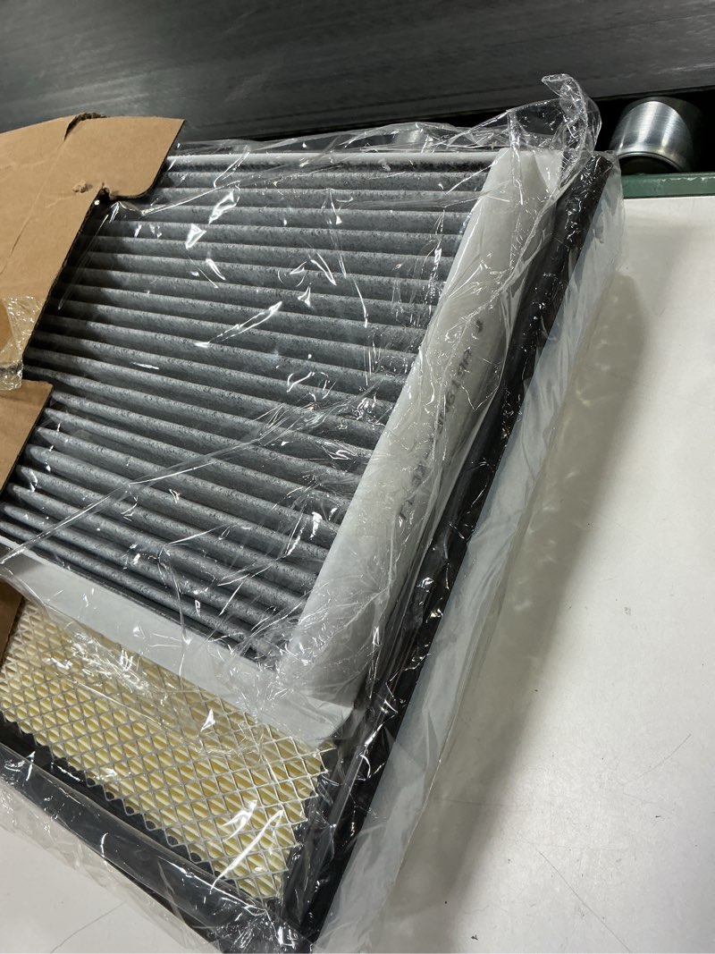 Condition photo showing New/Like New for lc3z9601 fl3z19n619a engine & cabin air filter fit for 2020-2024 ford | fit for 2020-2024 ford f-250 f-350 f-450 f-550 6.2l 6.8l 7.3l 11.2" x 12.2" x 2.4"