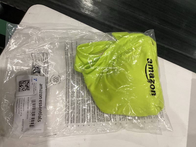 amazon essentials women's light-support tie halter bikini swimsuit top (available in plus size), lim