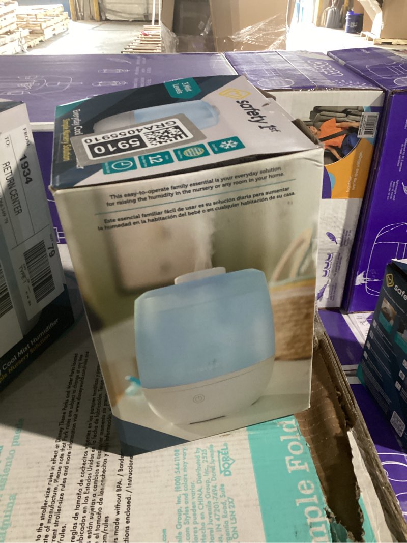 Condition photo showing New/Like New for safety 1st everyday compact cool mist humidifier, blue