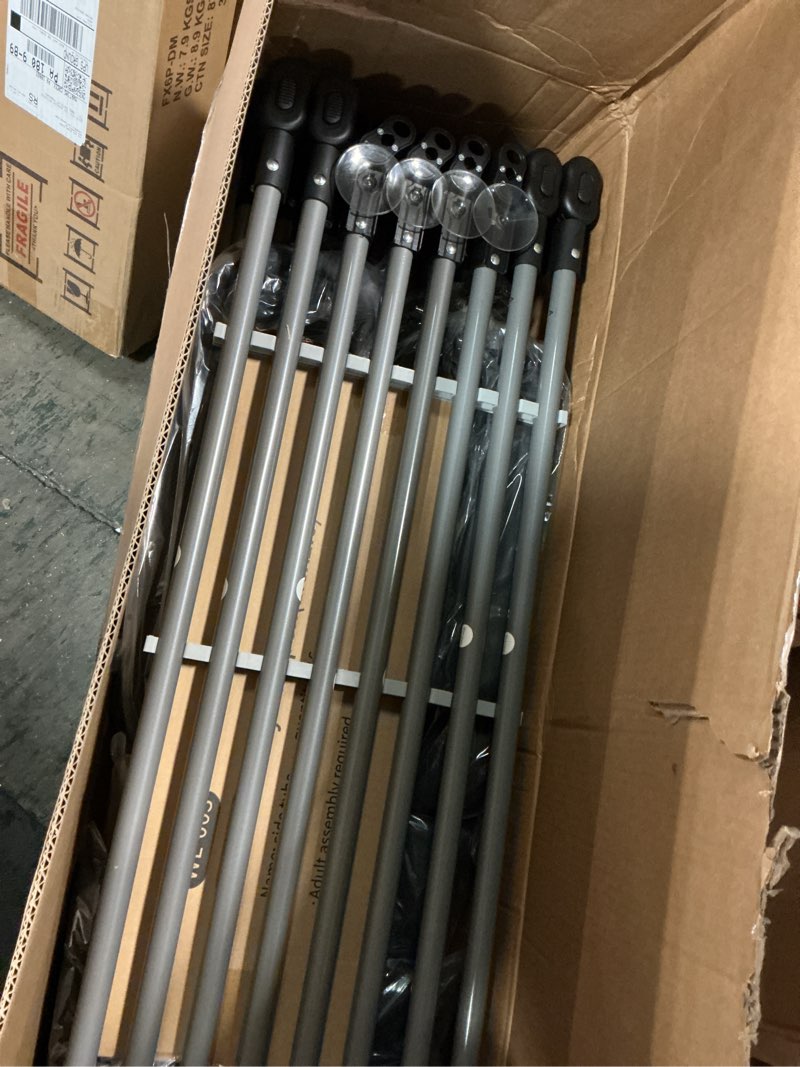 Condition photo showing Good Condition for Foldable Baby Playpen, Shape & Size Adjustable Playpen for Toddler, 79x71 Large Play Pens Safety Mesh Foldable Playard for Babies, Portable Baby Fence Play Area Kids Play Pen, Black Black 79x71x27 Inch