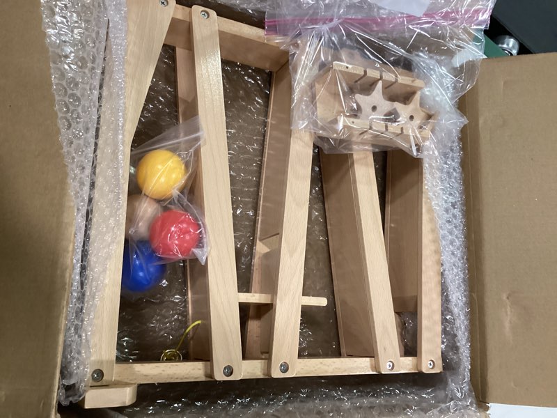 Condition photo showing As Is for Adena Montessori Tracker Ball Drop Toys Wooden Toys for 1 2 3 Years Old Toddlers Montessori-Inspired Toys for Babies