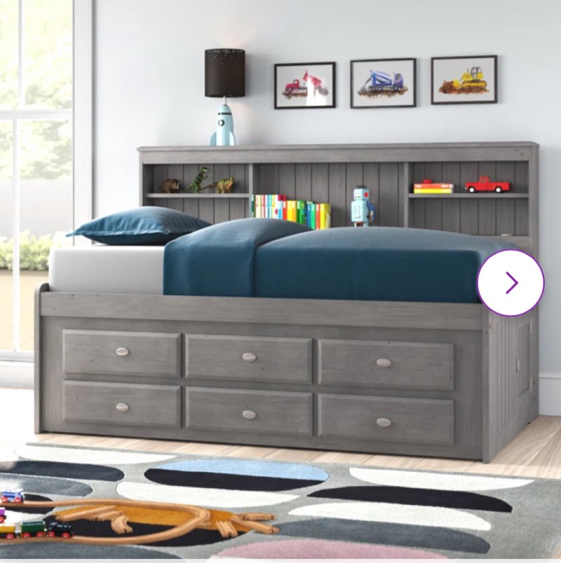 Beckford Trundle Bed
INCOMPLETE bed rails only