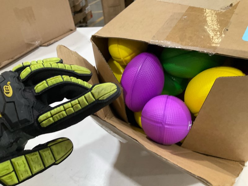 Condition photo showing Good Condition for Box of mini toy footballs