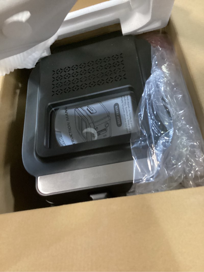 Condition photo showing Good Condition for Pukomc 2.5L Electric Deep Fryer,Adjustable Temperature fryer pot with basket for Home Use,Removable Lid and Non-Stick Inner Pot Easy to Clean 2.5 Liters