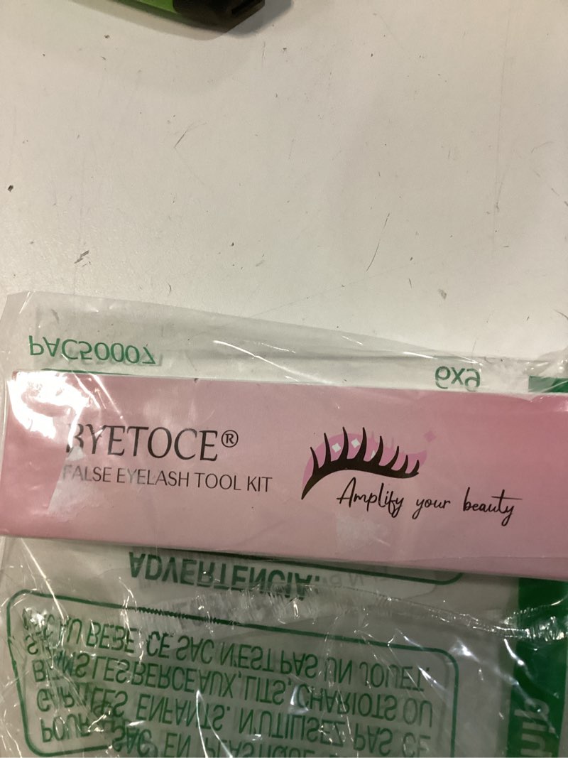 Condition photo showing New/Like New for Lash Cluster Tweezer Kit for DIY Individual Eyelash Clusters, 3 PCS Nonstick Lash Applicator Tweezer Tools, Mistake-Proof & Blunt Design Eyelash Tweezers for DIY Cluster Lashes similar 