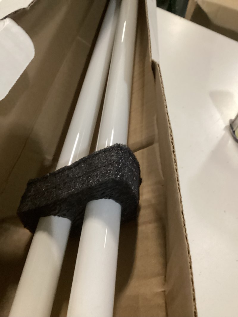Condition photo showing Good Condition for F32T8/850 (2 Pack) 4ft 48 inch 32 Watt T8 Fluorescent Tube Light Bulb 5000K Closet Laundry Replaces F32T8/SP50/ECO F32T8/SP50/ECO FO32/850/ECO F32T8/HL750/ALTO F32T8/TL750/Alto F32T8/TL950/Alto