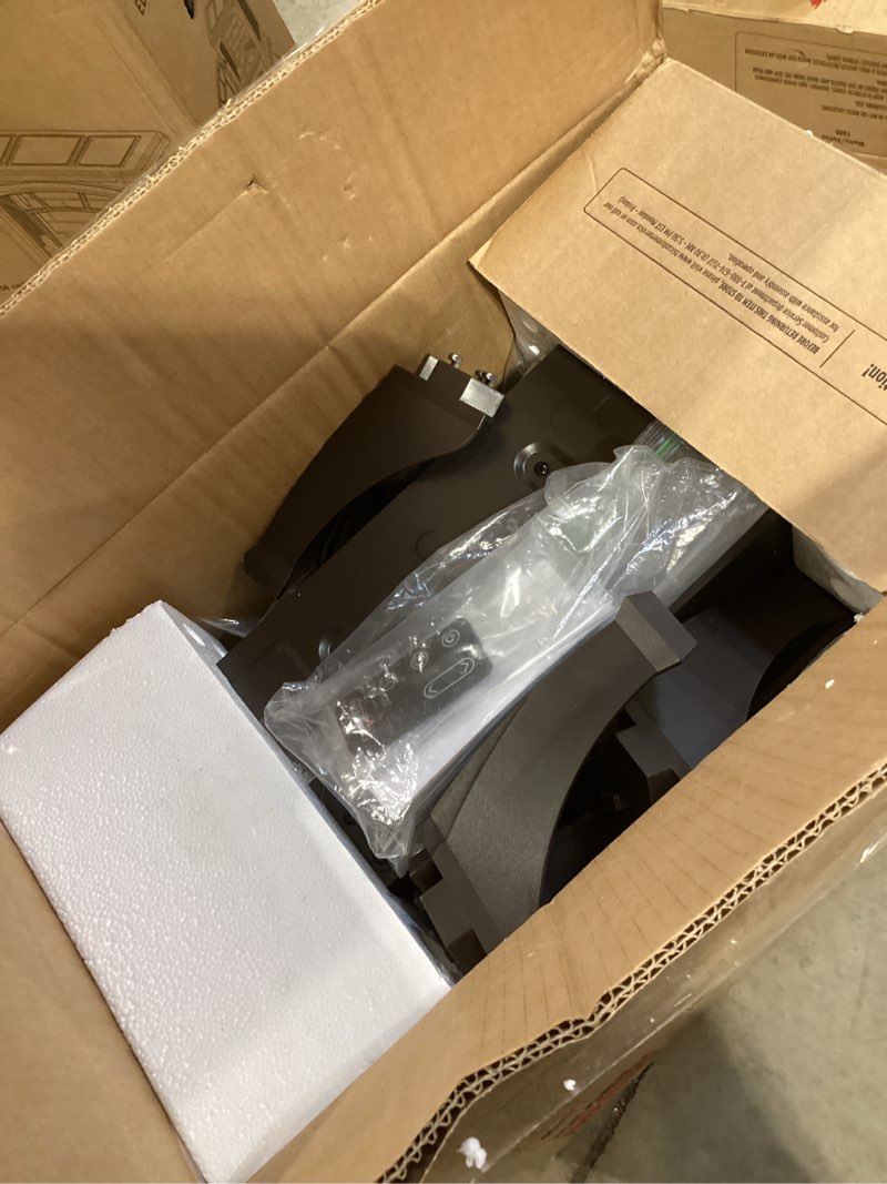 Condition photo showing As Is for duraflame Infrared Quartz Electric Stove Heater - DFI-591-02 - Bronze