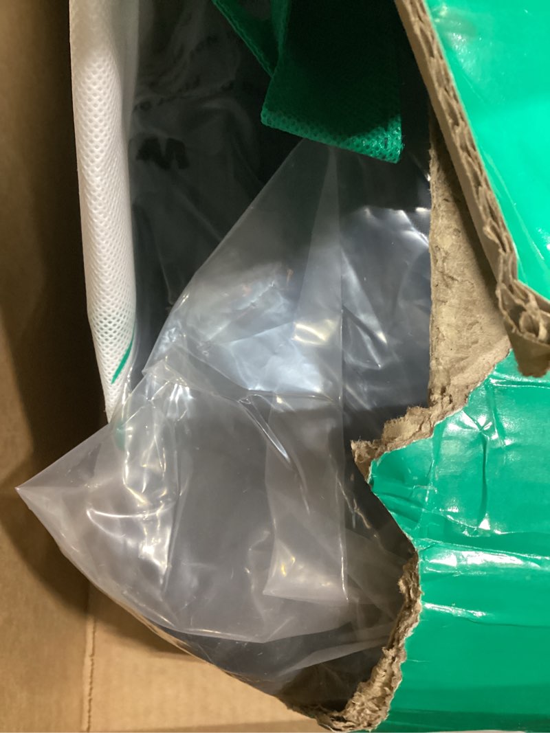 Condition photo showing As Is for Three Geese Pinch Pleat Waterfowl Feathers and Down Comforter Cal King Size Duvet Insert,750+ Fill Power,1200TC 100% Cotton, Premium All Seasons Black-Gray Warm Hotel Comforter with 8 Tabs. Cal King:108x98inches Black-gray