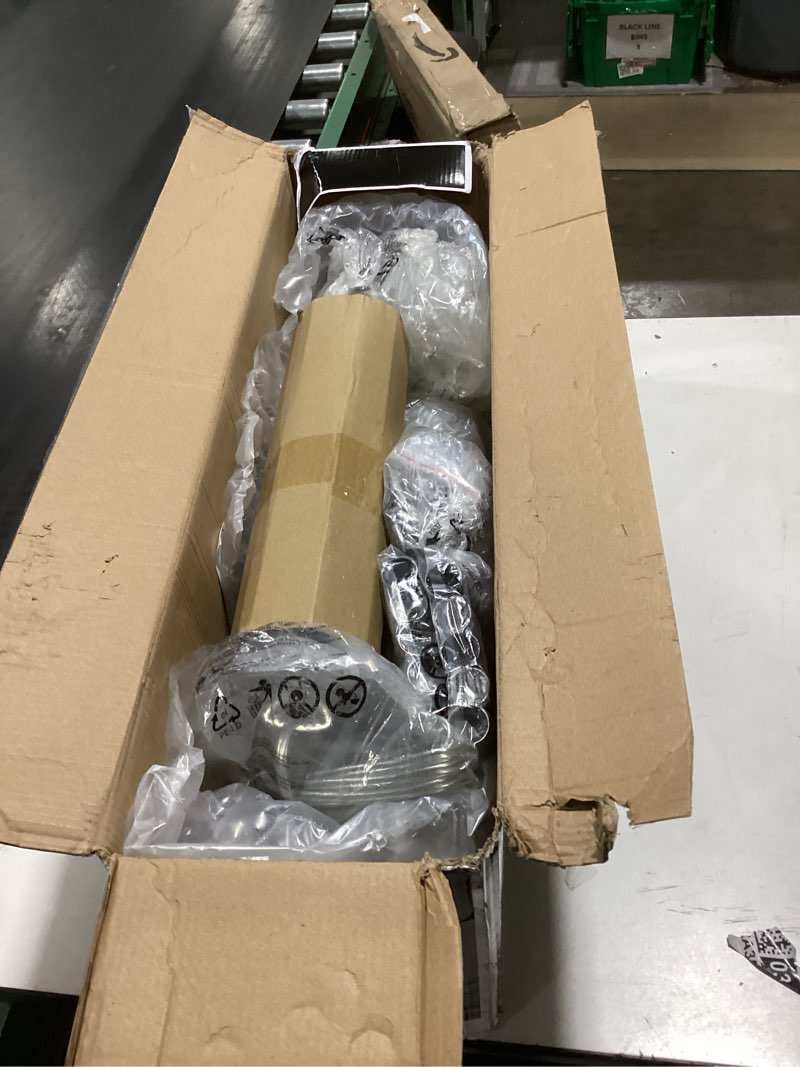 Condition photo showing New/Like New for PAPAYA Plug in Crystal Chandeliers Clear Chandelier 25 * 27.5in 10-Light Modern Pendant Ceiling Lighting Fixture with Acrylic Crystals & Beads for Girls Room,Living Room,Kitchen Island,Entryway. Clear-L-10