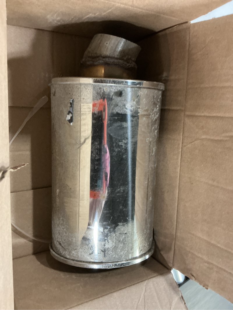 Condition photo showing As Is for Vibrant Performance 1142 3" Ultra Quiet Resonator