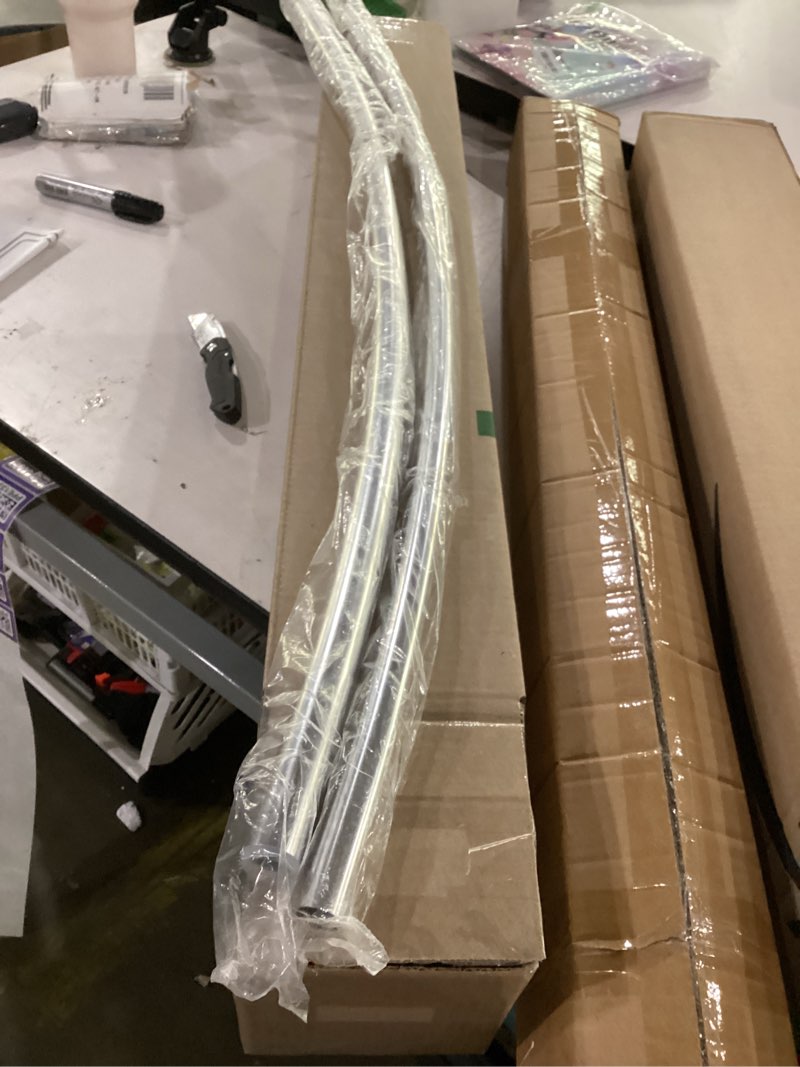 Condition photo showing As Is for shower curtain rod