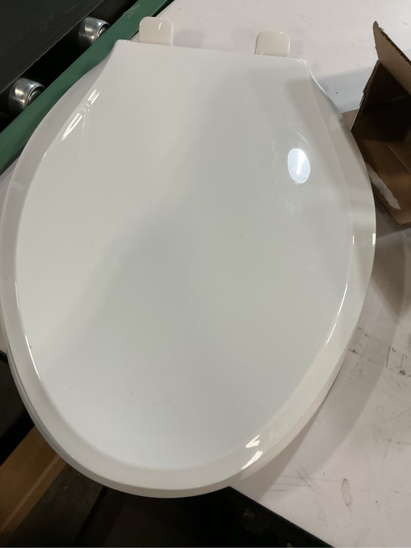 Condition photo showing Good Condition for kohler 4636-rl-0 cachet readylatch elongated toilet seat slow close, soft close toilet seat quiet lid, contoured grip-tight bumpers installation hardware, apartment essentials, white white elongated ready latch