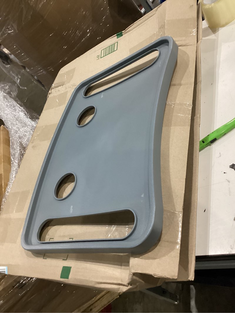 Condition photo showing Good Condition for nova walker tray table with two cup holders and spill-proof raised edges for seniors, standard folding walker accessory, 16 x 23 inch