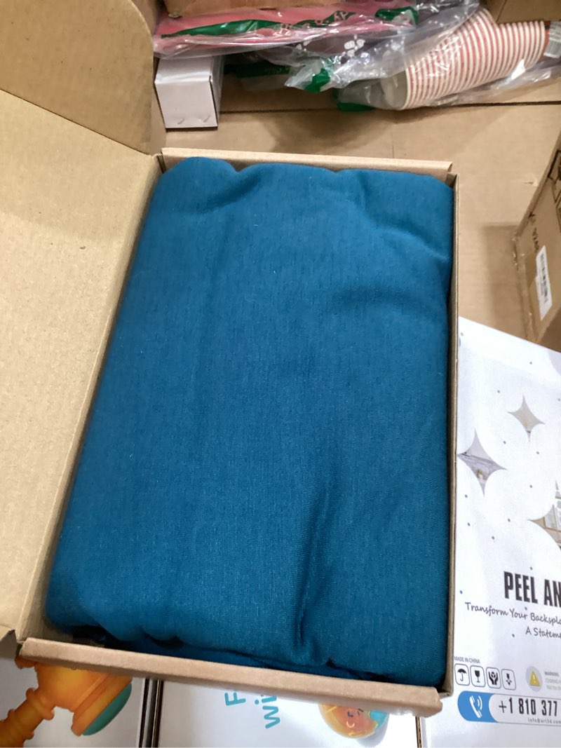 Condition photo showing Good Condition for keababies baby wrap carrier - all in 1 original baby carrier newborn to toddler sling, easy to wear, hands free bonding, lightweight, breathable infant wraps (peacock green) peacock green one size (pack of 1)